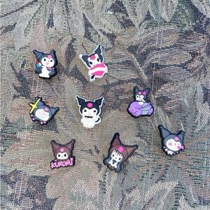 Kuromi crocs charms